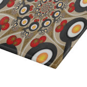 Brunch Fractal Art Funny Food, Tomaten, Eieren Snijplank (Hoek)