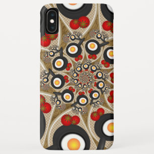Brunch Fractale Kunst Funny Food, Tomaten, Eieren Case-Mate iPhone Case