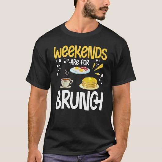 Brunch Ideas Food Recipes Mimosa Breakfast Sunday  T-shirt (Voorkant)