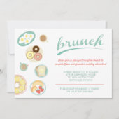 Brunch Invitation bruiloft party en familie Kaart (Voorkant)