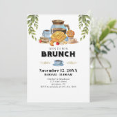 Brunch Invitation Kaart (Staand voorkant)