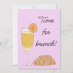 Brunch Invitation Kaart