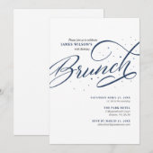 Brunch Invitation Kaart (Voorkant / Achterkant)