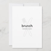 Brunch Invite Card Kaart (Voorkant)