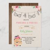 Brunch lingerie douchekaart kaart (Voorkant / Achterkant)