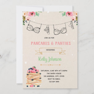 Brunch lingerie douchekaart kaart