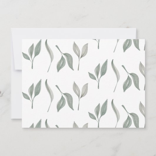 Brunch met de bruid | Blozen Kaart (Achterkant)