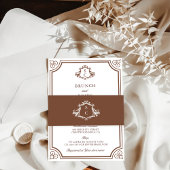 Brunch met de bruid bruidsdouche uitnodiging