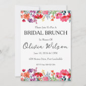 Brunch met de bruid brunch uitnodigingen (Voorkant)