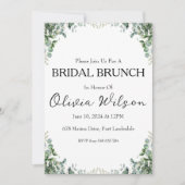 Brunch met de bruid brunch uitnodigingen (Voorkant)