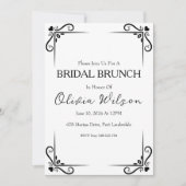 Brunch met de bruid brunch uitnodigingen (Voorkant)