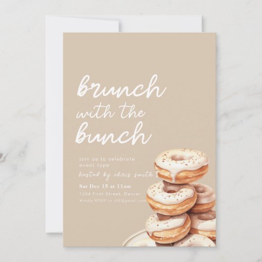 Brunch met de Bunch Breakfast Party Kaart (Voorkant)