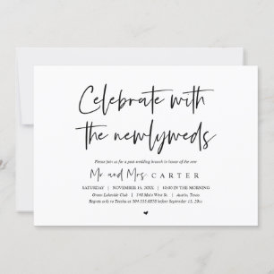 Brunch met de pasgetrouwden, na de bruiloft kaart