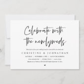 Brunch met de pasgetrouwden, uitnodiging na de bru (Voorkant)