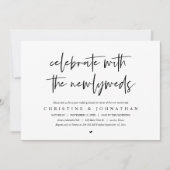 Brunch met de pasgetrouwden, uitnodiging na de bru (Voorkant)