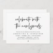 Brunch met de pasgetrouwden, uitnodiging na de bru (Voorkant / Achterkant)