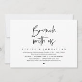 Brunch met de Passen getrouwd, Bruiloft Elopement  Kaart (Voorkant)