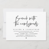 Brunch met de Passen getrouwd, Bruiloft Elopement  Kaart (Voorkant)