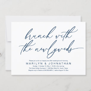 Brunch met de Passen getrouwd, post bruiloft viere Kaart