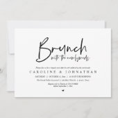 Brunch met de Passen getrouwd Post Wedding Celebra Kaart (Voorkant)