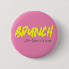 Brunch met Genny Yosco Ronde Button 5,7 Cm