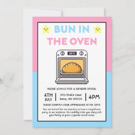 Brunch met geslacht bekendmaking Bun in de Oven Kaart