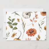 Brunch met het Bride Autumn Vrijgezellenfeest Kaart (Achterkant)