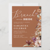 Brunch met het Bride Elegant Script Vrijgezellenfe Kaart (Voorkant)