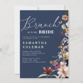 Brunch met het Bride Elegant Script Vrijgezellenfe Kaart (Voorkant)