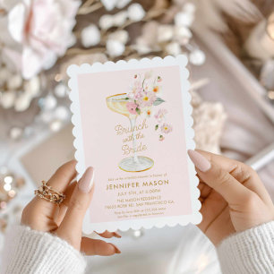 Brunch met het Bride Garden Vrijgezellenfeest Kaart
