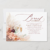 Brunch met het bruid Vrijgezellenfeest Pampas Gras Kaart (Voorkant)