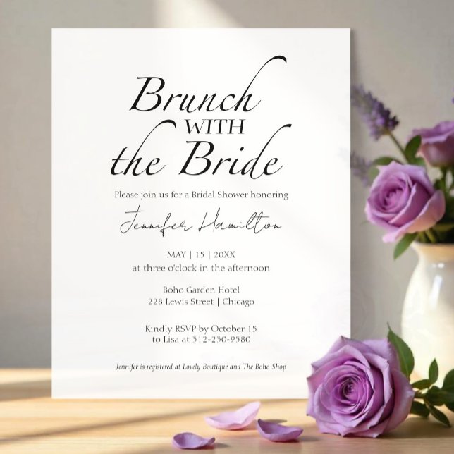 Brunch met het Bruid Zwart & Wit Vrijgezellenfeest (Creator heeft geüpload)