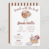 Brunch met het Vrijgezellenfeest Bride Kaart (Voorkant / Achterkant)