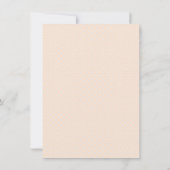 Brunch met het Vrijgezellenfeest van de bruiddress Kaart (Achterkant)