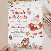 Brunch met Kerstman Kerstfeest Kaart
