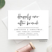 Brunch na de bruiloft, uitnodiging voor na de brui