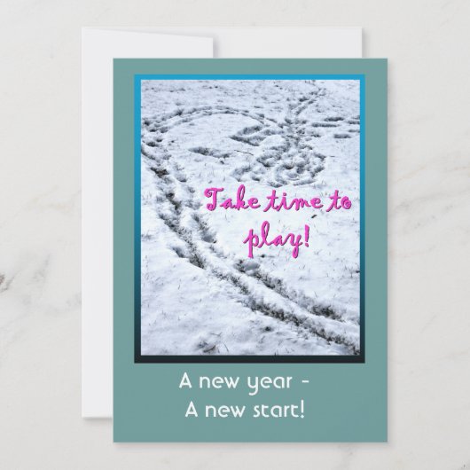 Brunch, nieuwjaarsstudent kaart (Voorkant)