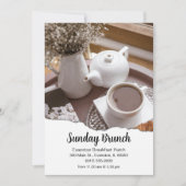 brunch restaurant flyer kaart (Voorkant)