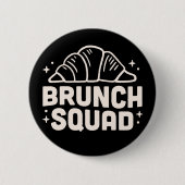 Brunch squad club ronde button 5,7 cm (Voorkant)