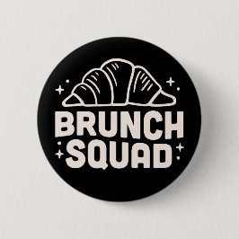 Brunch squad club ronde button 5,7 cm