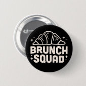 Brunch squad club ronde button 5,7 cm (Voorkant /achterkant)