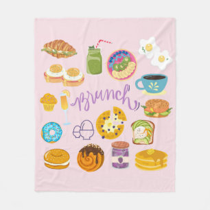 Brunch Squad Fleece Deken