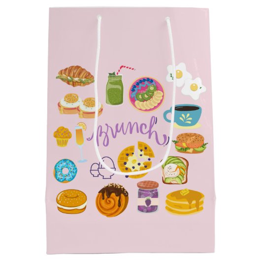 Brunch Squad Medium Cadeauzakje (Achterkant)