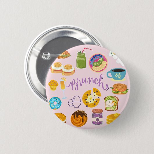 Brunch Squad Ronde Button 5,7 Cm (Voorkant /achterkant)