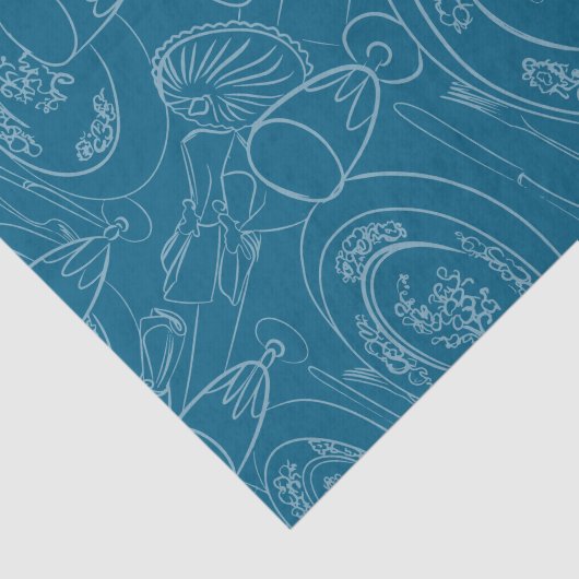 Brunch Tablescape Tissuepapier (Detail)