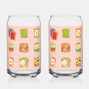 Brunch Toast Blikvorm Glas