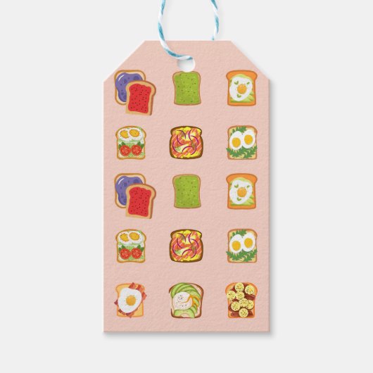 Brunch Toast Cadeaulabel (Voorkant)