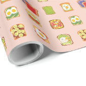 Brunch Toast Cadeaupapier (Rol Hoek)