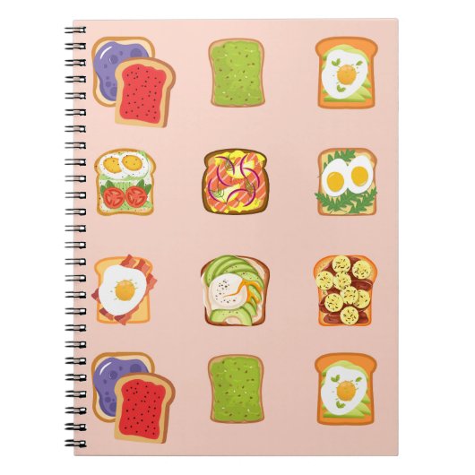 Brunch Toast Notitieboek (Voorkant)