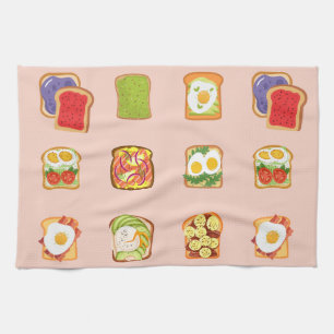 Brunch Toast Theedoek